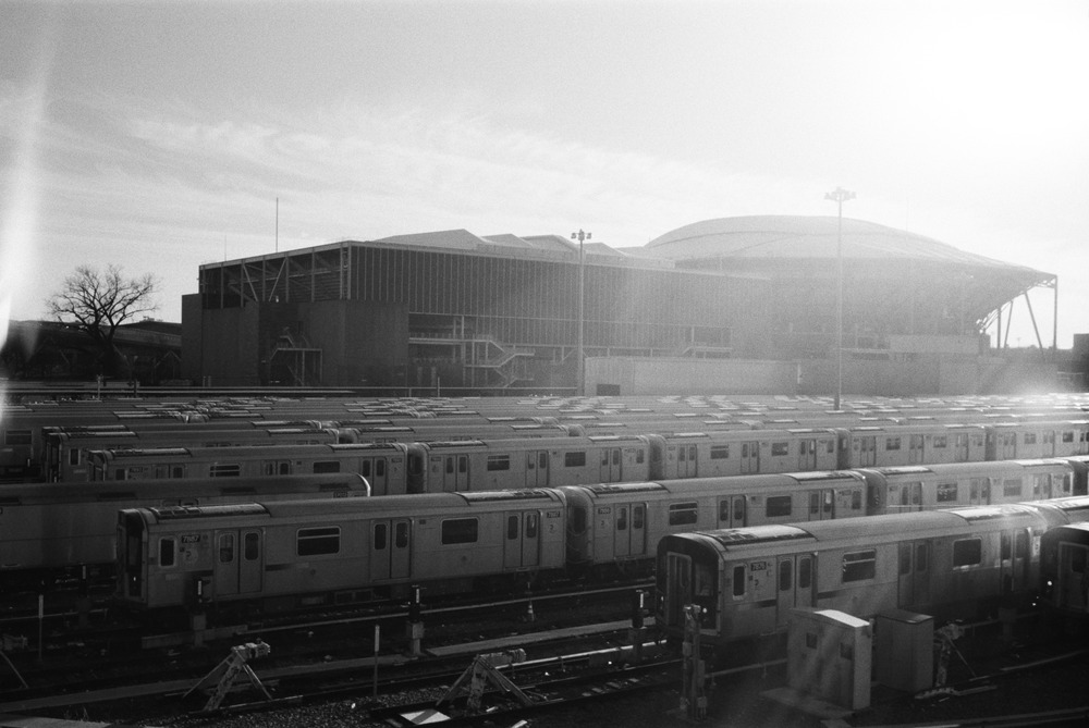 subway train yard